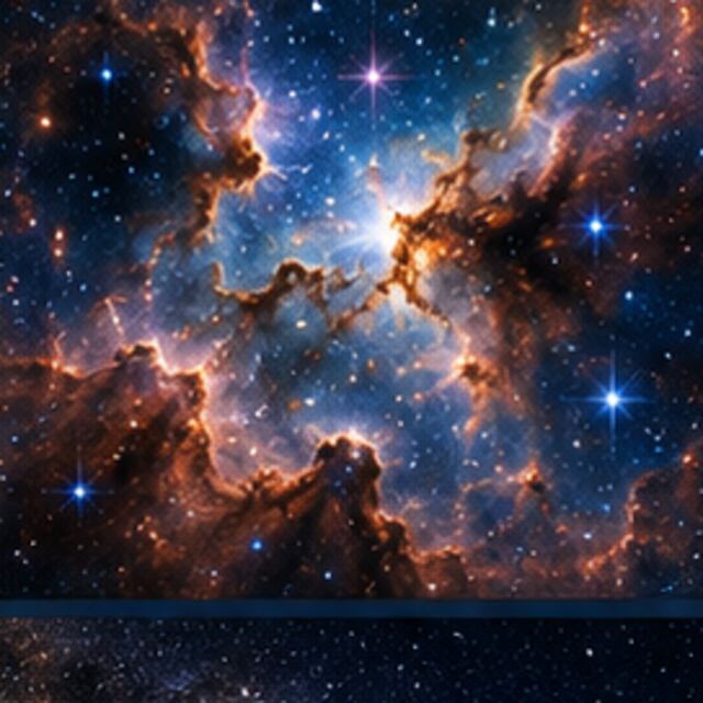 Stars are born in vast clouds of gas