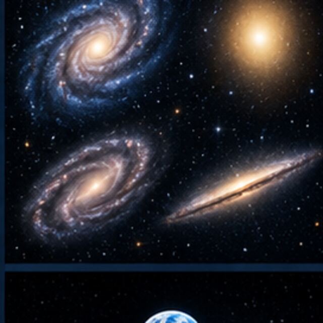 Galaxies come in different shapes
