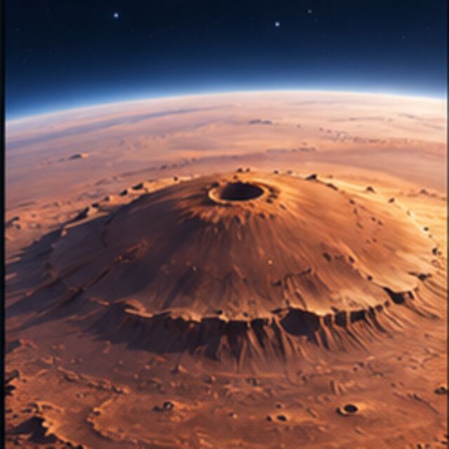 The tallest mountain — Olympus Mons